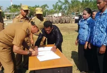 Bupati Mubar Serahkan SK 100 Persen pada 62 ASN Bupati Mubar Serahkan SK 100 Persen pada 62 ASN