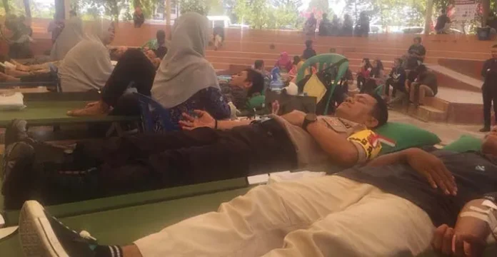 AJI Kendari Gelar Donor Danar Bantu Korban Bencana Sulteng