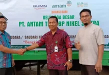 PT ANTAM Tbk Salurkan Bantuan Senilai Rp.200 Juta untuk Korban Bencana Sulteng ANTAM Kirim Bantuan ke Lokasi Bencana Sulteng