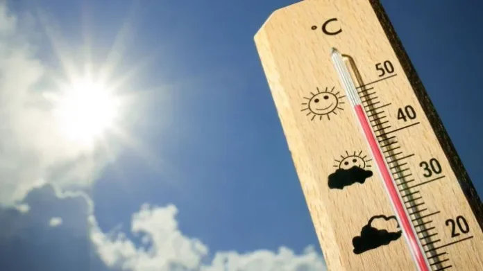 cuaca panas suhu udara