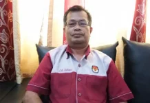 KPUD Baubau Launching GMHP Ketua KPUD Kota Baubau, Edi Sabara