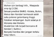 Beredar Info di WA tentang Gempa, BMKG: Jangan Mudah Percaya Beredar Info di WA tentang Gempa, BMKG: Jangan Mudah Percaya