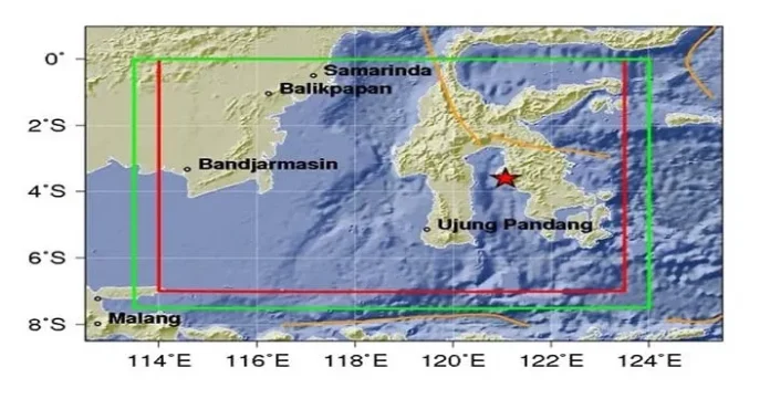 Gempa 3,0 SR Guncang Kolut