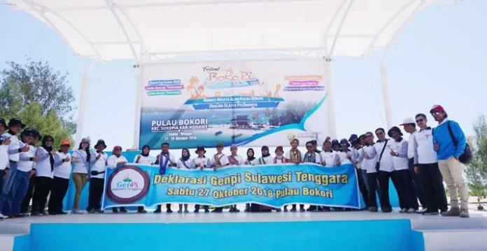 GenPI Sultra Resmi Dikukuhkan di Pulau Bokori