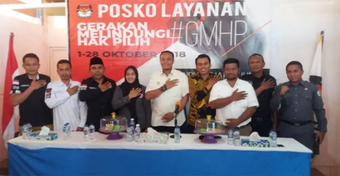 Launching GMHP, Bupati Mubar Apresiasi Kinerja KPU dan Bawaslu