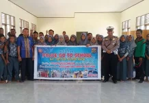 Satlantas Polres Muna Sosialisasi Tertib Berlalu Lintas di SMAN 1 Tirta Satlantas Polres Muna Sosialisasi Tertib Berlalu Lintas di SMAN 1 Tirta