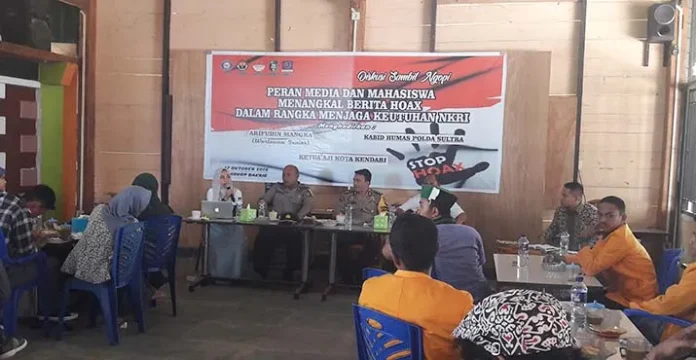 Cegah Hoax, AJI Kendari Ajak Mahasiswa Tingkatkan Budaya Literasi