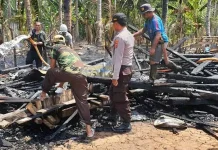 Terpercik Api, Satu Rumah di Kabaena Terbakar Terpercik Api, Satu Rumah di Kabaena Terbakar