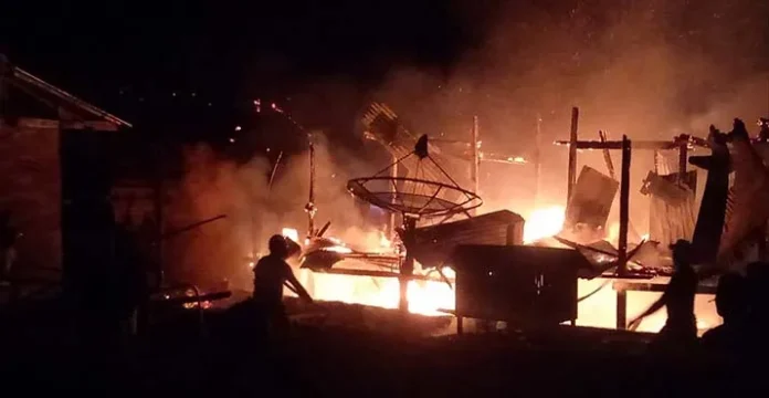 Lagi, Dua Unit Rumah Warga di Bombana Terbakar