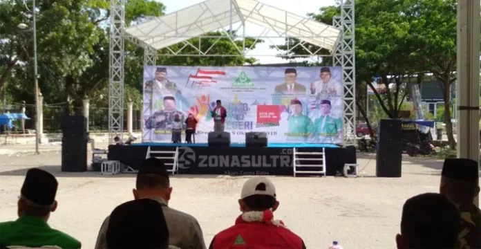 Kirab Satu Negeri, GP Ansor Sultra Ajak Perkuat Persatuan Bangsa