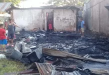 Diduga Korsleting, Satu Rumah di Konawe Terbakar Diduga Korsleting, Satu Rumah di Konawe Terbakar