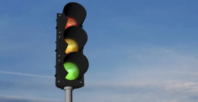 ilustrasi lampu merah