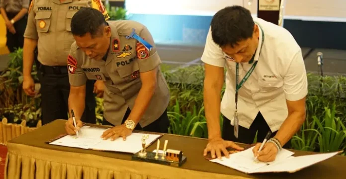 ANTAM dan Polda Sultra Teken MoU Pengamanan Objek Vital