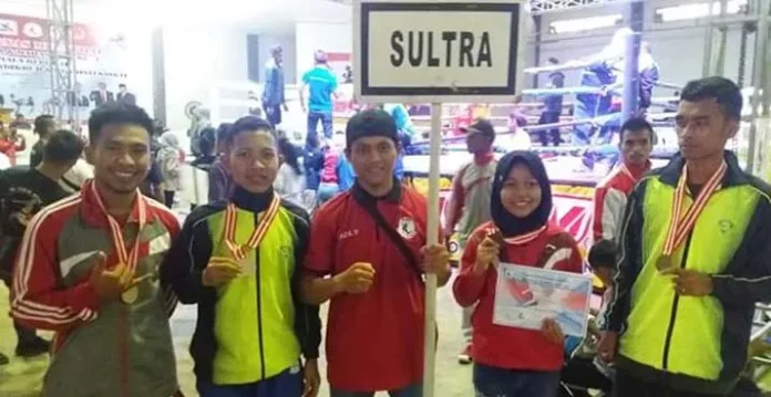 muathay_perak Kejurnas Muathay, Atlet Junior Sultra Raih Perak dan Perunggu