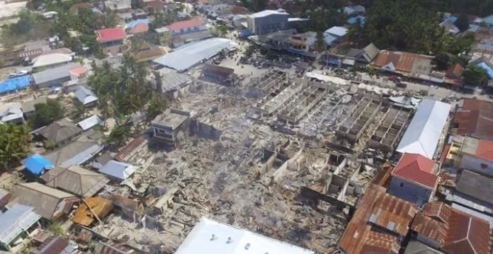 pasar_mandati_terbakar Terbakar, 113 Kios di Pasar Sentral Mandati-Wakatobi Rusak