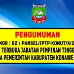 Pemda Konut Gelar Seleksi Terbuka JPTP 11 OPD, Ini Syarat dan Formasinya Pemda Konut Gelar Seleksi Terbuka JPTP 11 OPD, Ini Syarat dan Formasinya