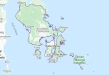 Legislator Sultra Harap Jokowi Cabut Moratorium Pemekaran Kepton Peta Sulawesi Tenggara (Foto Google Maps)