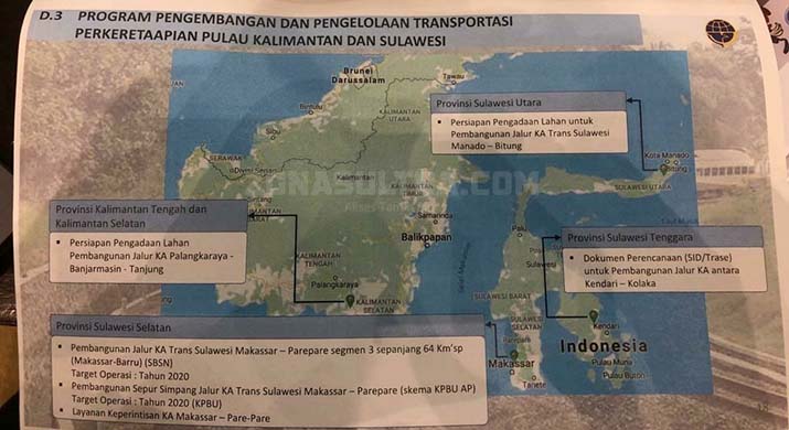 Pemerintah Berencana Bangun Jalur KA Kendari-Kolaka