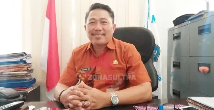 Kepala Badan Kepegawaian dan Pengembangan Sumber Daya Manusia (BKPSDM) Bombana, Rusman Ijha