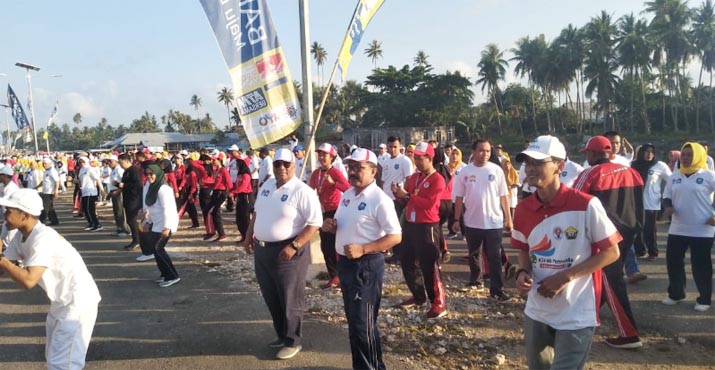 Senam Posaasa Wakatobi Pecahkan Rekor MURI