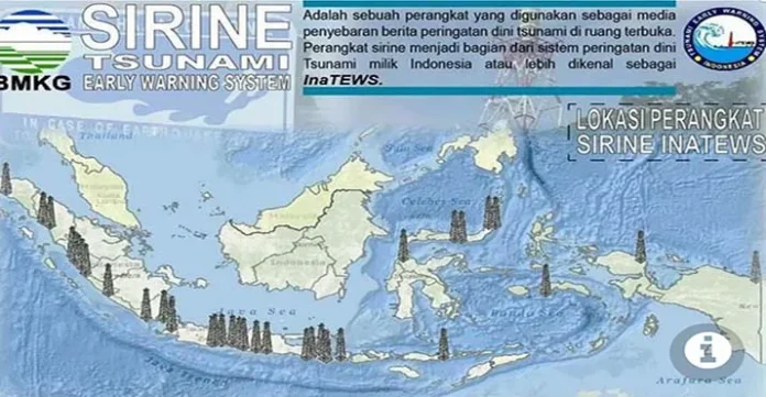 BMKG Pasang Sirine Peringatan Tsunami di 18 Provinsi, Sultra Tidak Masuk