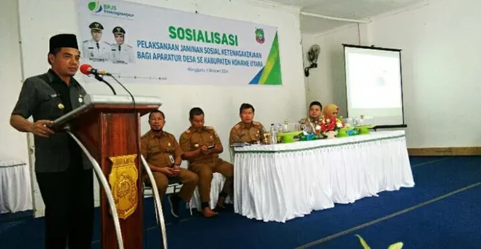 Aparatur Desa di Konut Dapat Jaminan BPJS Ketenagakerjaan