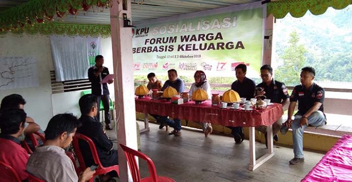 KPU Kolut Perkenalkan Forum Warga Berbasis Keluarga