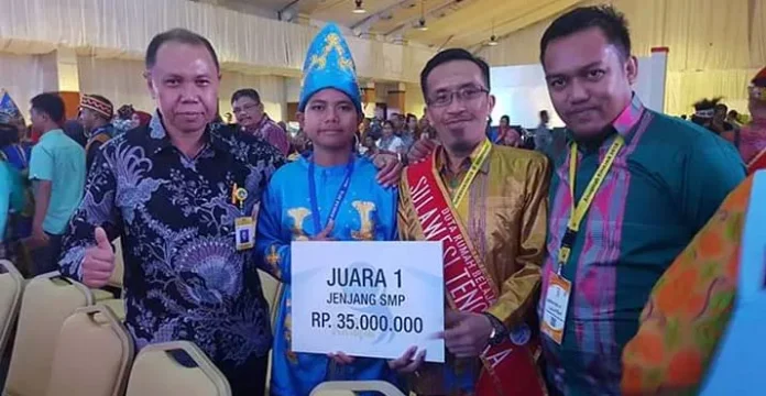 Siswa SMPN 1 Kendari Raih Juara Satu Anugerah Kihajar
