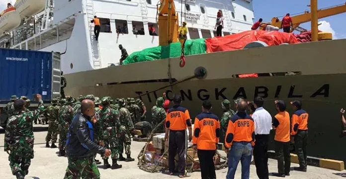 KM Tilongkabila Muat Bantuan Logistik Korban Gempa Palu