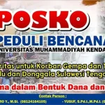 Peduli Sulteng, UMK Kendari Bentuk Posko Bantuan Peduli Sulteng, UMK Kendari Bentuk Posko Bantuan