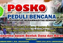 Peduli Sulteng, UMK Kendari Bentuk Posko Bantuan Peduli Sulteng, UMK Kendari Bentuk Posko Bantuan