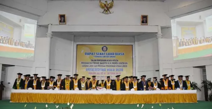 Rektor Minta Wisudawan UHO Jadi Pelopor Solidaritas Pemuda