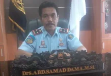 Napi Teroris Asal Poso Bebas dari Lapas Kendari Kepala Lapas Kelas II A Kendari Abdul Samad Dama