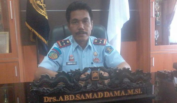 Kepala Lapas Kelas II A Kendari Abdul Samad Dama