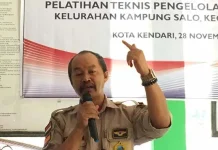 2019, BPBD Kendari Bentuk Kelompok Siaga Bencana di Kelurahan Plt Kepala BPBD Kota Kendari Suhardin