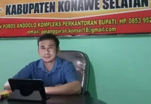 Panwaslu Konsel: Pemasangan APK Caleg Banyak yang Melanggar Kordinator Divisi Hukum Penanganan Pelanggaran dan Penyelesaian Sengketa Panwalu Konsel, Awaluddin AK
