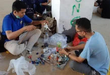 Daur Ulang Sampah Plastik Semarakkan HUT KAKPN Sultra Peringatan Hari Ulang Tahun (HUT) ke-2 Dewan Perwakilan Daerah (DPD) Korps Alumni Kapal Pemuda Nusantara (KAKPN) Sulawesi Tenggara (Sultra)