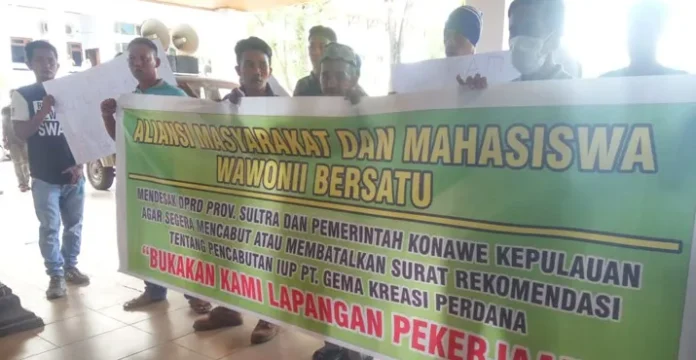 Masyarakat Konkep Pro Tambang Minta DPRD Sultra Batalkan Rekomendasi Pencabutan IUP PT GKP