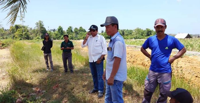 2019, Pemda Mubar Bangun Embung di Desa Kasimpa Jaya