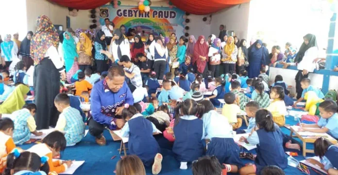 Gebyar PAUD Diknas Mubar, Latih Kreativitas dan Sportivitas Anak