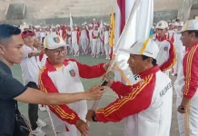 Surunuddin Lepas Kontingen Atlet Konsel untuk Berlaga di Porprov XIII