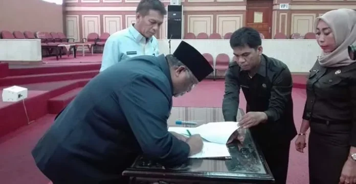 nota_rpjm DPRD Sultra Sepakati Rancangan Awal RPJMD 2018-2023 dengan Catatan