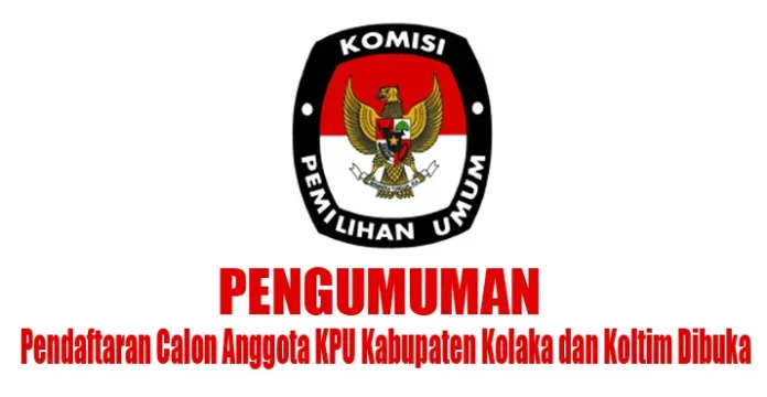 Pengumuman: Pendaftaran Calon Anggota KPU Kabupaten Kolaka dan Koltim Dibuka