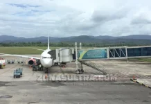 Februari 2019, Jumlah Penumpang Pesawat di Sultra Turun 30 Persen Bandara Halu Oleo Kendari