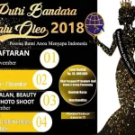 Anda Warga Sultra, Ikuti Pemilihan Puteri Bandara Halu Oleo Kendari Putri Bandara Halu Oleo 2018