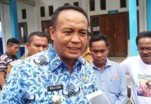 Bupati Mubar: Proyek Fisik 2018 Harus Segera Diresmikan Bupati Muna Barat (Mubar) La Ode M Rajiun Tumada