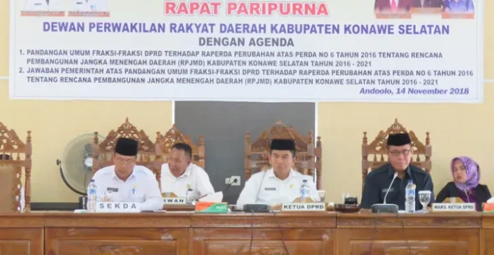Ini Tanggapan Ketua DPRD Konsel Soal Perubahan RPJMD