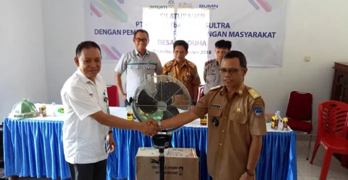 ANTAM Gelar Silaturahmi dengan Warga Desa Pesuuha