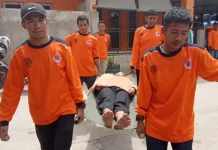 Rawan Longsor, BNPB Gelar Simulasi Bencana di Kampung Salo Rawan Longsor, BNPB Gelar Simulasi Bencana di Kampung Salo