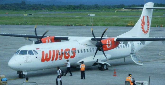 Diduga Ada Kerusakan Pesawat Wings Air Tujuan Kolaka Putar Balik